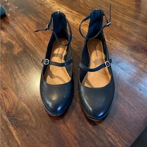 Lucky Brand Black Mary Jane Flats